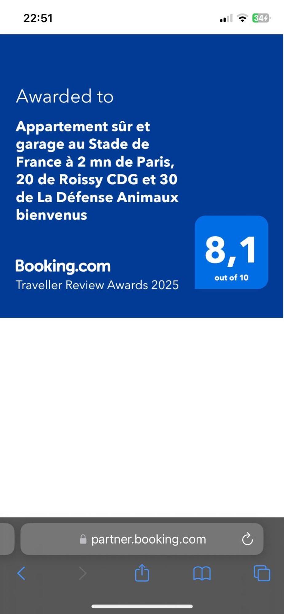 Appartement Sur Et Garage Au Stade De France A 2 Mn De Paris, 20 De Roissy Cdg Et 30 De La Defense Animaux Bienvenus Saint-Denis  Luaran gambar